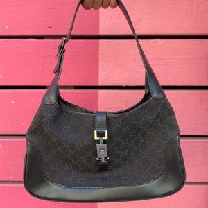 Vintage brown Gucci Jackie hobo bag